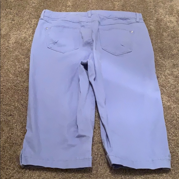 Gloria Vanderbilt Periwinkle Capris 
